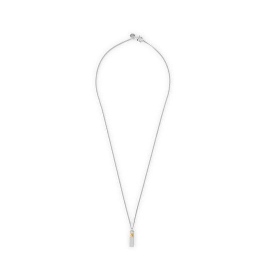 Tom Wood Jewelry 925 STERLING SILVER/14K GOLD / O/S MINED CUBE PENDANT EMERALD